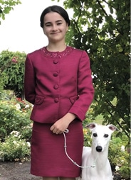  Junior Handlers Picture Of A Girl With Her Purebred Dog