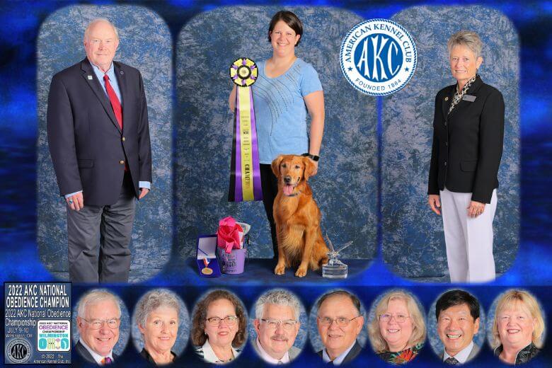 The 2022 AKC National Obedience Champions