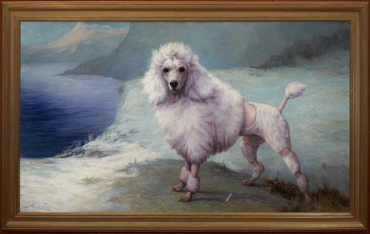 Earl Maud’s 1935 painting, which Duc himself helped to unveil, now hangs in the AKC Museum of the Dog