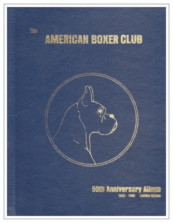 Cover of the "50th Anniversary Album by the American Boxer Club"